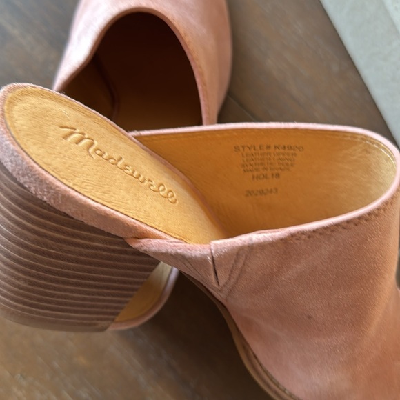 Size 8.5 Madewell The Harper Mule in Suede in old rose pink - Picture 11 of 13